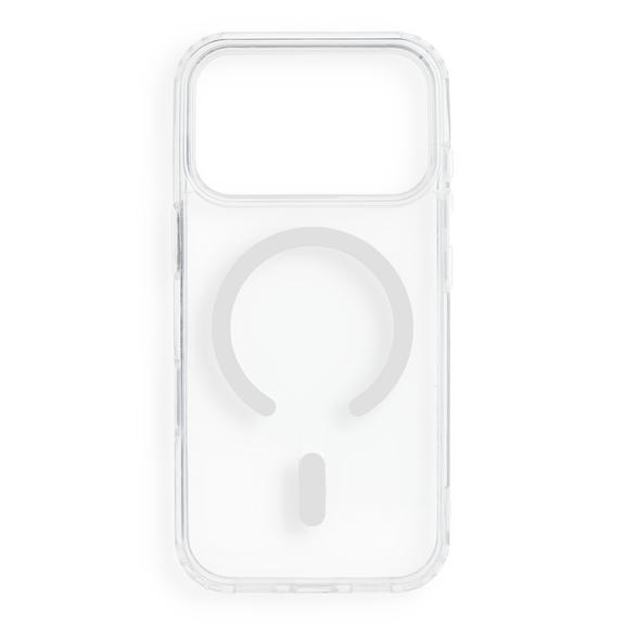 Etui na iPhone 18 Pro / 17 Pro Drop Glue Colorful Ring Mag Cover zgodne z MagSafe białe