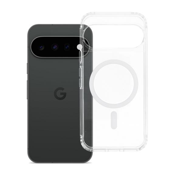 Etui na Pixel 9 / 9 Pro / 10 / 10 Pro / 11 / 11 Pro Forcell F-Protect Clear Hybrid Premium zgodne z MagSafe transparentne 0INT