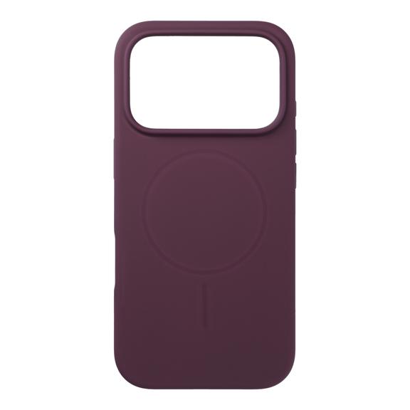 Etui na iPhone 18 Pro / 17 Pro Silicone 2mm (camera protection) zgodne z MagSafe dark cherry