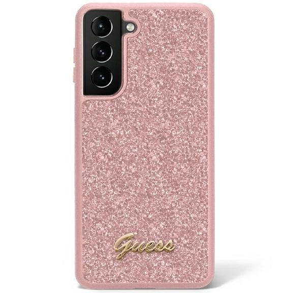 Oryginalne Etui GUESS Hardcase GUHCS23MHGGSHP do SAMSUNG S23 Plus (Fixed Glitter / różowy)