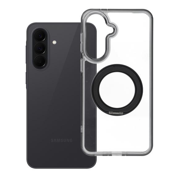 Etui na Samsung A37 Frame Circle Stand zgodne z MagSafe czarne