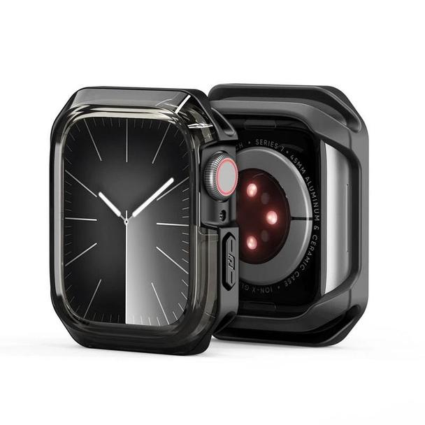 DUX DUCIS futerał TAMO do Apple Watch serii 10 46 mm transparentny z czarnym
