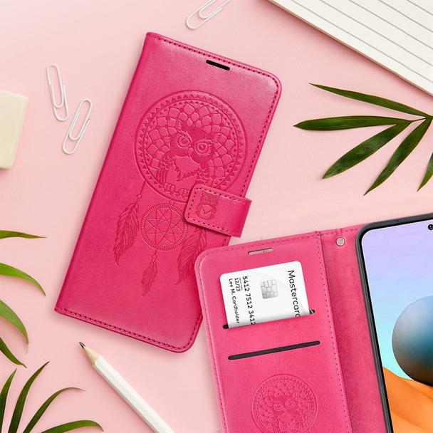 Etui z klapką na Samsung S26 FE Mezzo Book łapacz snów magenta