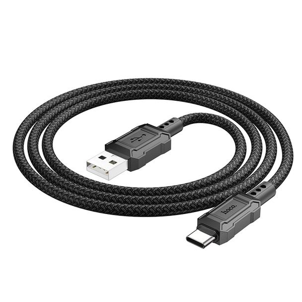 Kabel USB A do USB C Hoco 3A 1 m X94 czarny