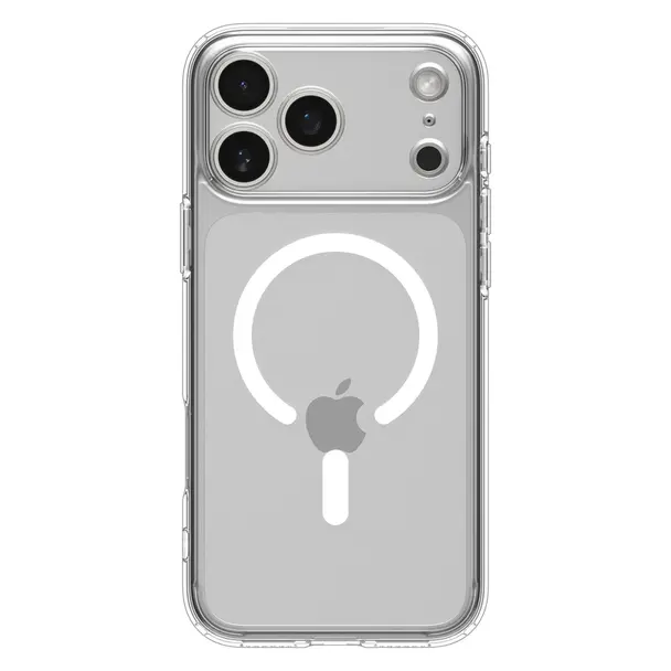 SPIGEN futerał ULTRA HYBRID MAG kompatybilny z MagSafe do IPHONE 17 Pro clear white