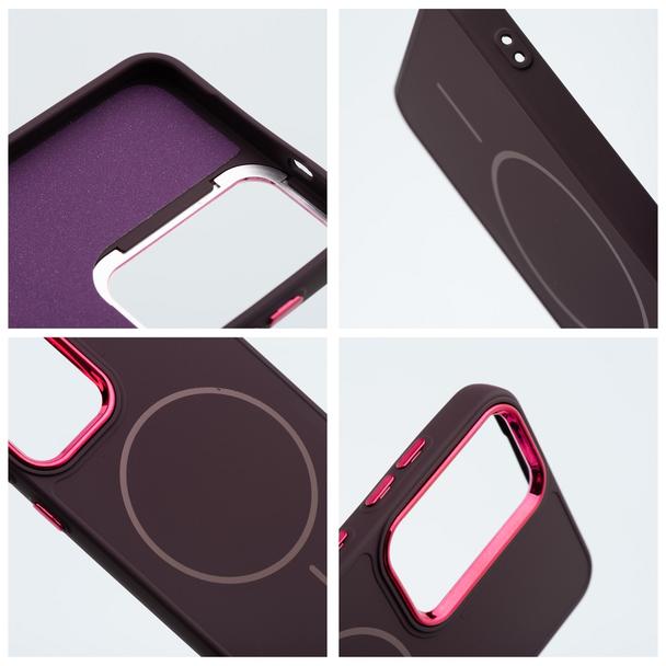 Futerał do Samsung S26 ULTRA Frame Mag Cover zgodny z MagSafe fioletowy