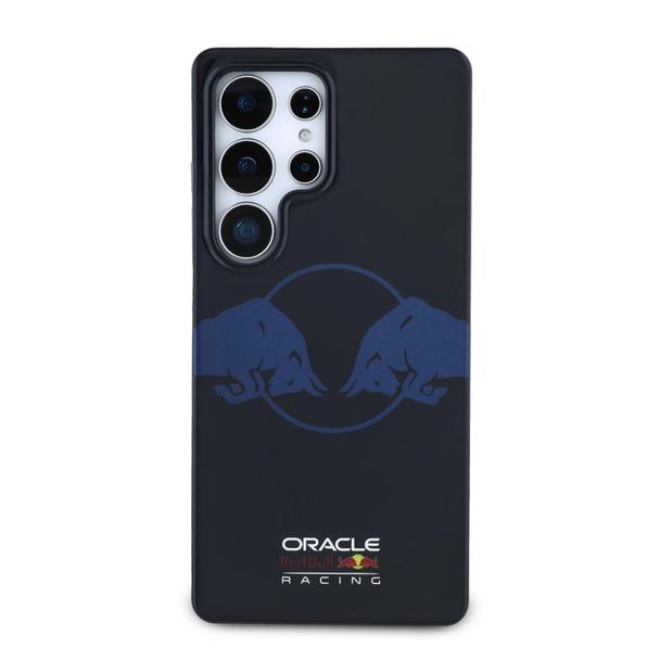 RED BULL futerał do SAMSUNG S25 Ultra RBHMS25L24HIDBV (Magnetic IML Transparent PC Two Bulls) navy