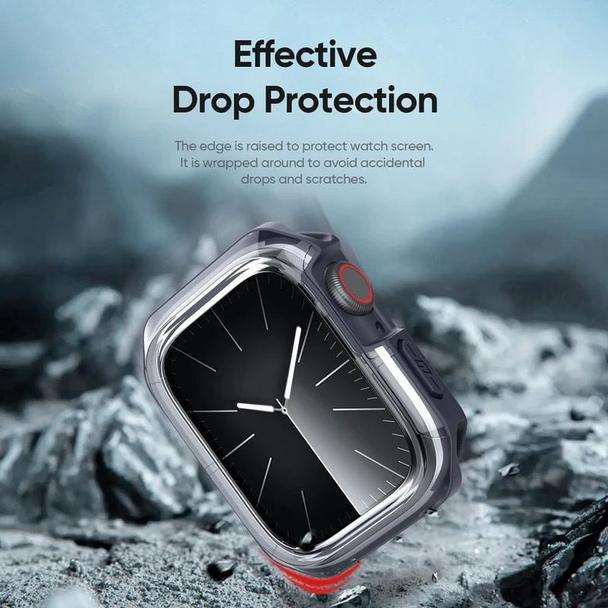 DUX DUCIS futerał TAMO do Apple Watch serii 10 42 mm transparentny z szarym