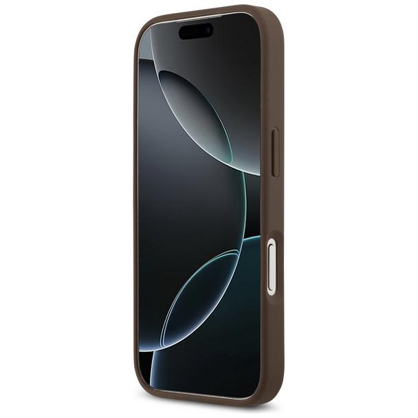 GUESS futerał do IPHONE 17 Pro GUHCP17LP4TPW (4G Double Card Triangle) złoty