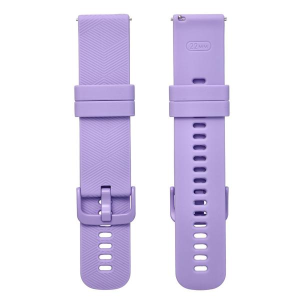Pasek do zegarka 22 mm Titmo Strap S1 silicone lawendowy