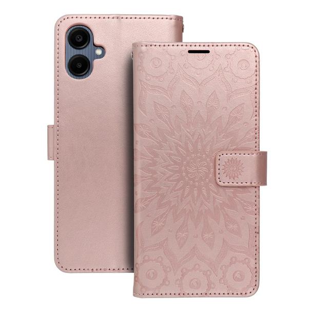 Etui z klapką na Samsung A06 Mezzo Book mandala złoto-różowe