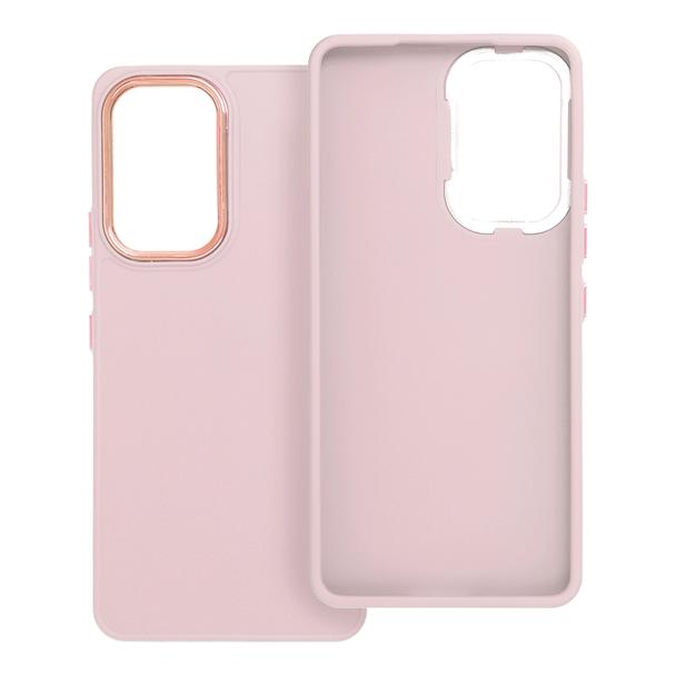 Futerał do Samsung A53 5G Frame pudrowy róż