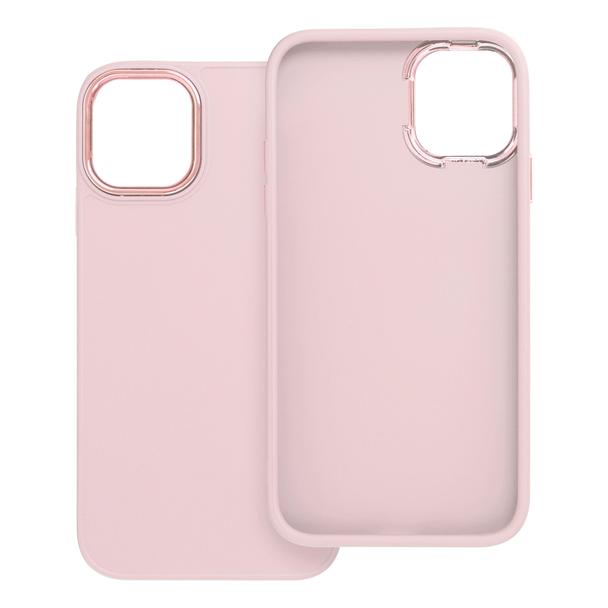 Futerał do iPhone 11 Frame pudrowy róż