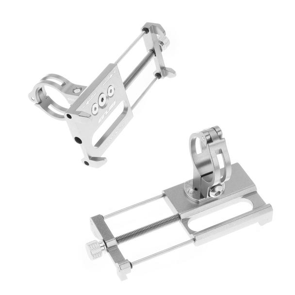 GUB uchwyt rowerowy na kierownicę G85 Aluminium srebrny