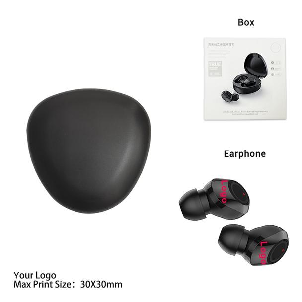 Słuchawki bezprzewodowe bluetooth TWS + stacja dokująca M9 czarne