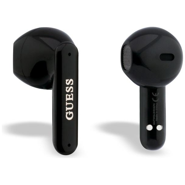 Słuchawki bezprzewodowe douszne GUESS TWS Pearl Strap GUE005292 czarne