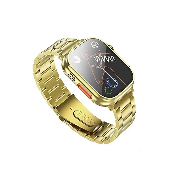 Smartwatch Hoco 1,96" TFT z funkcją rozmowy Y12 Ultra titanium złoty [EOL]