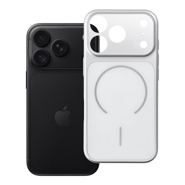 Etui na iPhone 18 Pro / 17 Pro Make zgodne z MagSafe srebrne