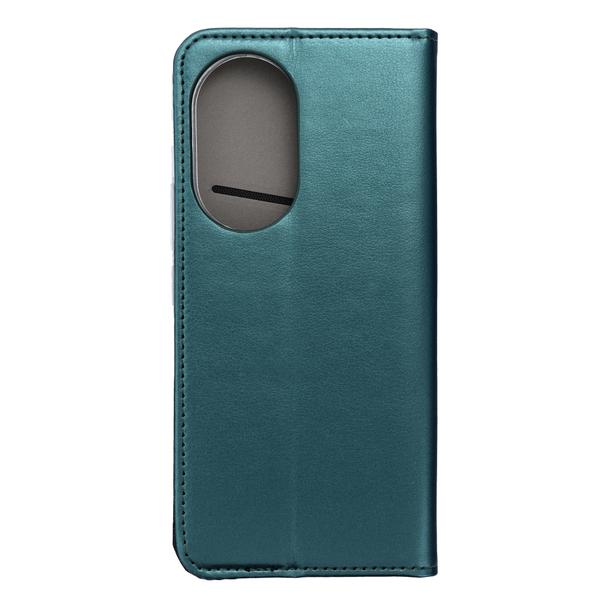 Etui z klapką na Honor 200 Smart Magneto ciemnozielone