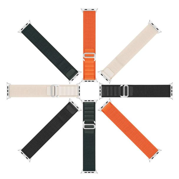 DUX DUCIS pasek GS nylonowy do Apple Watch 42 / 44 / 45 / 49 mm oliwkowy