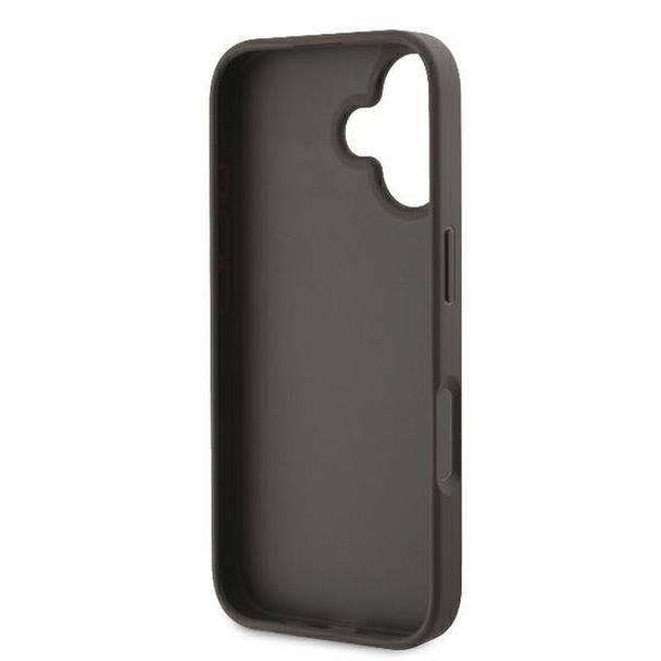 GUESS futerał do IPHONE 16 GUHCP16S4GMGBR (4G PU Big Logo) brązowy