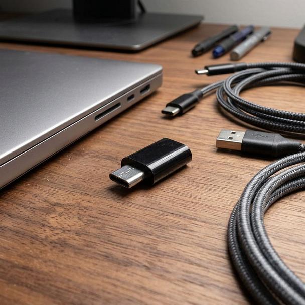 Adapter USB C do Micro USB Blue Star czarny