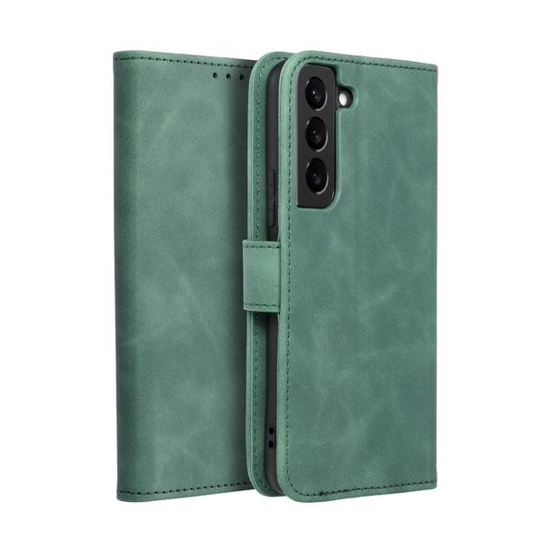 Etui z klapką na Samsung S22 Tender Book zielone