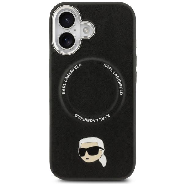 KARL LAGERFELD futerał do IPHONE 17 kompatybilny z MagSafe KLHMP17SPSMLRKLK (PU Karl Pin) czarny