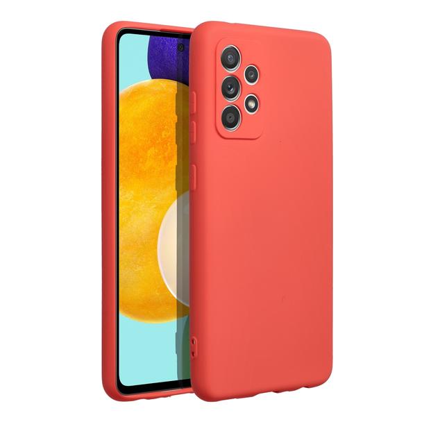 Futerał do Samsung A52 5G / A52 LTE ( 4G ) / A52S Silicone brzoskwiniowy