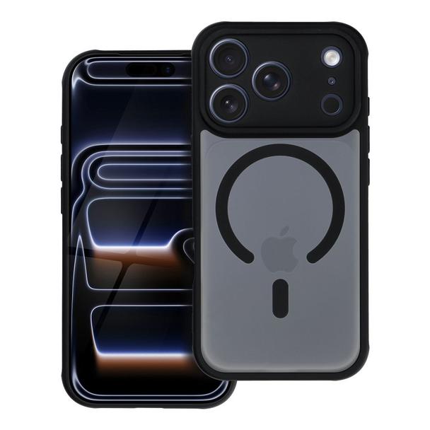Futerał do iPhone 17 PRO Full Matte Mag Cover zgodny z MagSafe czarny