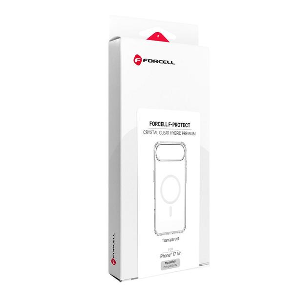 Etui na iPhone 17 AIR Forcell F-Protect Clear Hybrid Premium zgodne z MagSafe transparentnene 0INT