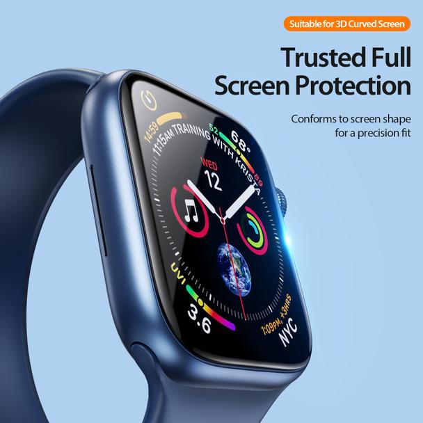 DUX DUCIS protektor PMMA z ramką do Apple Watch 10 46 mm czarne