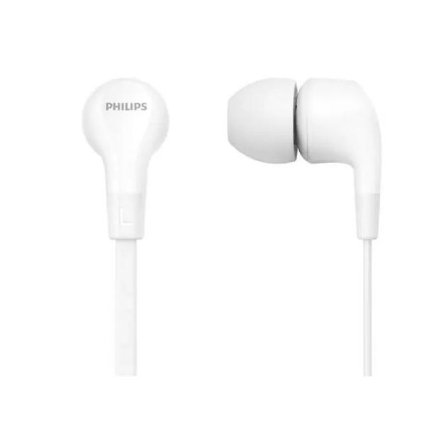 Słuchawki przewodowe douszne Jack 3,5 mm Philips TAE1105WT/00 białe