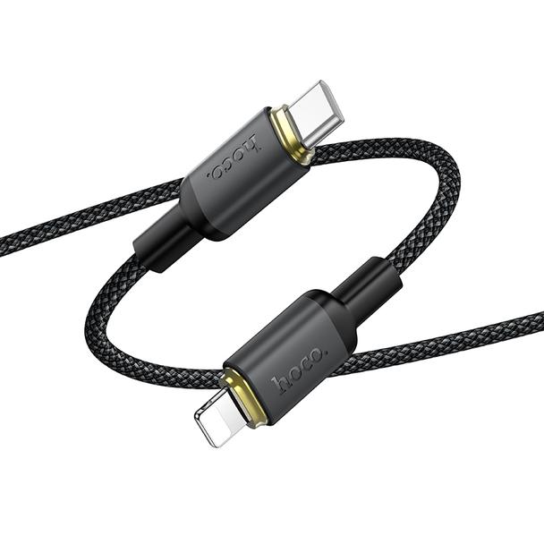 Kabel USB C do Lightning Hoco PD 30W 1 m X128 Benefit czarny