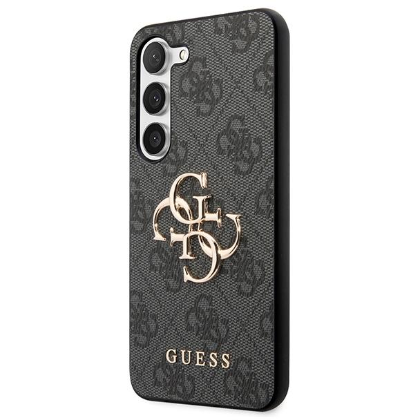 GUESS futerał do SAMSUNG S24 GUHCS24S4GMGGR (Leather 4G Metal Logo) czarny