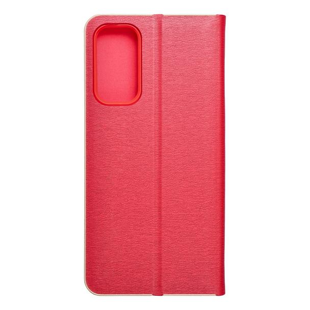 Etui z klapką na Samsung A15 4G / A15 5G Luna Book Gold czerwone