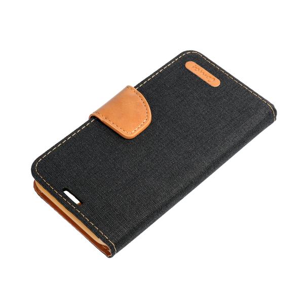 Etui z klapką Samsung A14 4G / A14 5G Canvas Book czarne