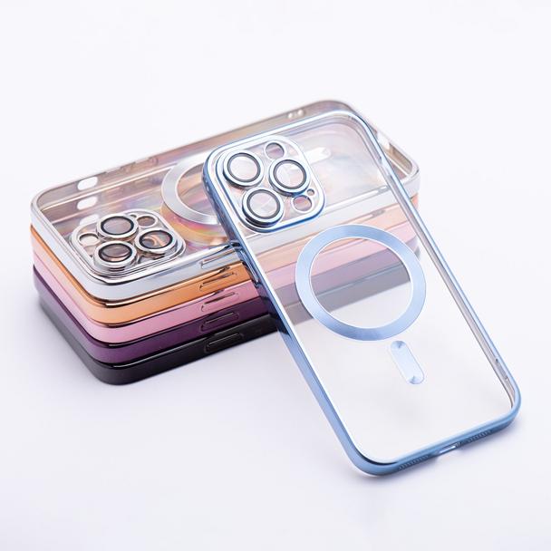 Etui na Samsung S26 FE Electro Mag Cover zgodne z MagSafe niebieskie