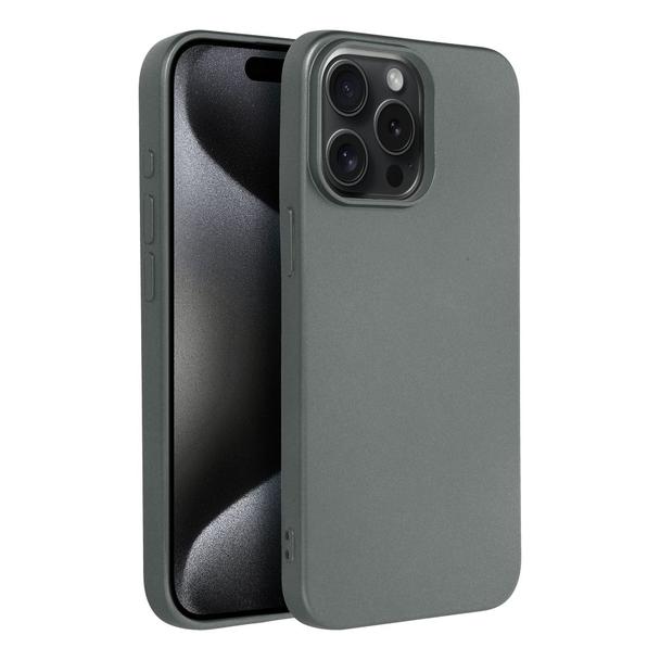 Futerał do iPhone 15 PRO MAX Metallic szary