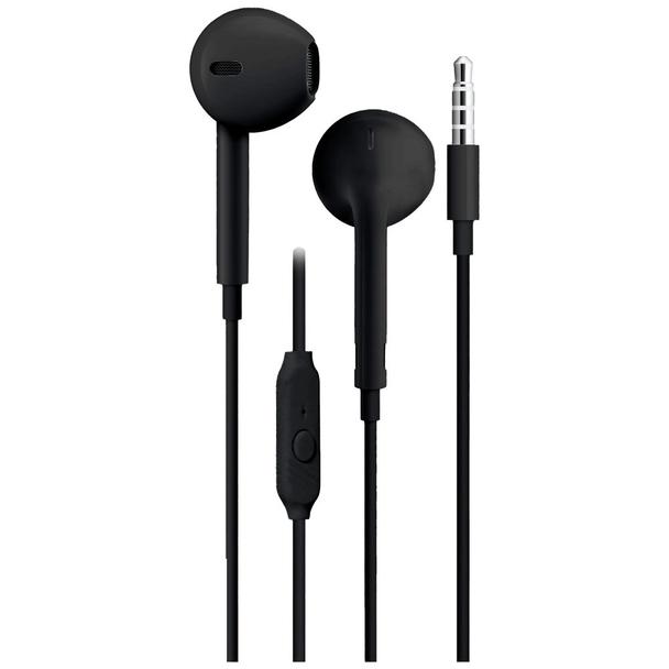 Słuchawki przewodowe douszne Jack 3,5 mm Blue Star PA-E65 1,2 m czarne