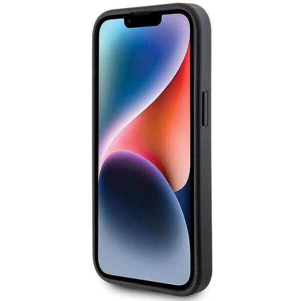 GUESS futerał do IPHONE 15 GUHCP15SG4GFGR (4G Metal Logo) szary