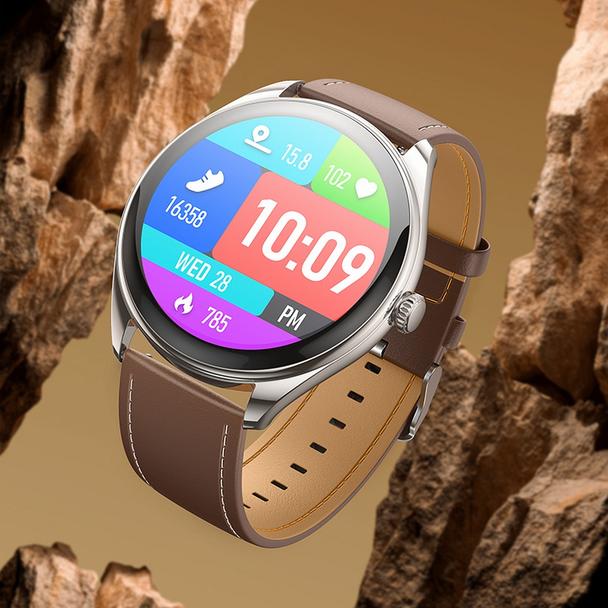 Smartwatch Hoco 1,43" AMOLED IP67 z funkcją rozmowy Y22 srebrny