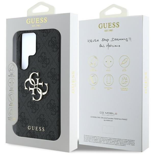 GUESS futerał do SAMSUNG S25 Ultra GUHCS25L4GMGGR (4G PU Big Logo) czarny