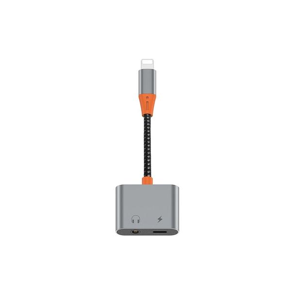 WiWU - Audio adapter LT07 Lightning do Lightning + 3.5mm