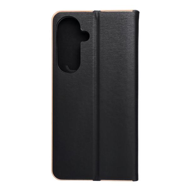 Etui z klapką na Samsung S26 PLUS Luna Book Gold czarne