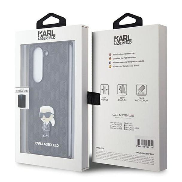 KARL LAGERFELD futerał do SAMSUNG Z Fold 5 KLHCZFD5SAPKINPK (Saffiano Mono IK PIN) czarny