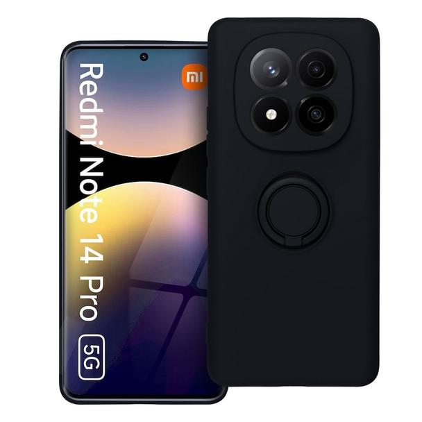 Futerał do Xiaomi Redmi Note 14 PRO 5G Silicone Ring czarny