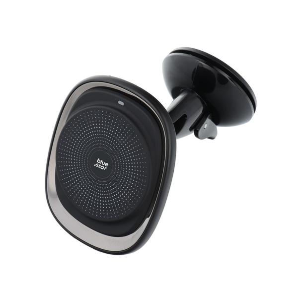 BLUE STAR samochodowa ładowarka indukcyjna  kompatybilna z MagSafe 15W CARMAG O1 czarny