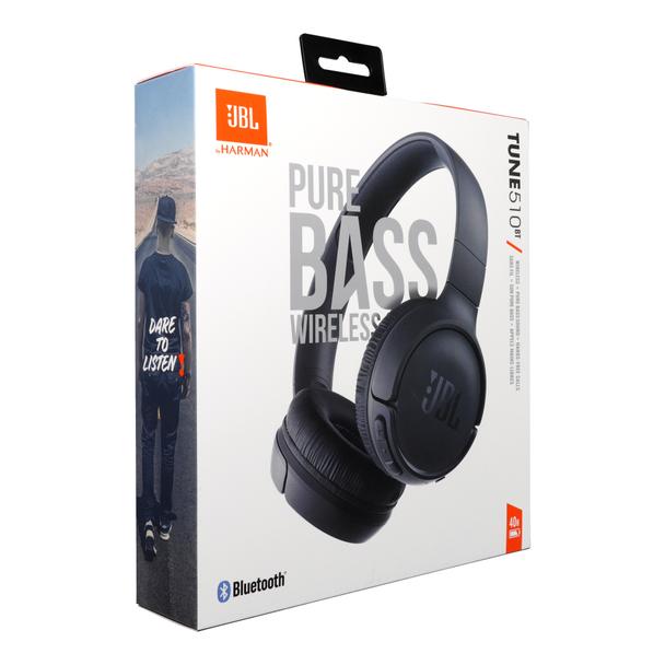 Słuchawki bezprzewodowe nauszne JBL Tune 510BT czarne