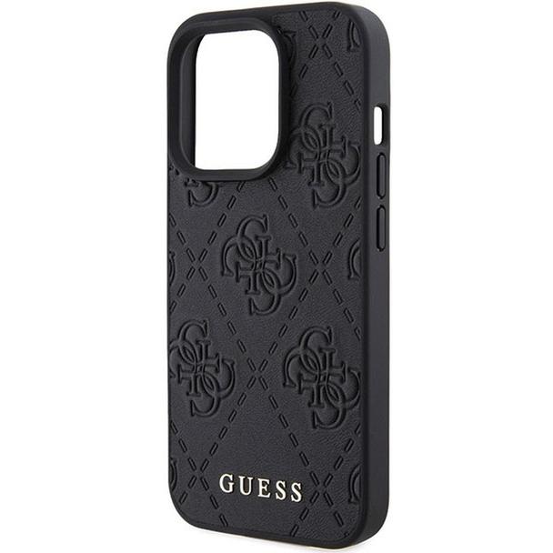 GUESS futerał do IPHONE 15 Pro GUHCP15LP4EPMK (Quilted 4G Classic) czarny